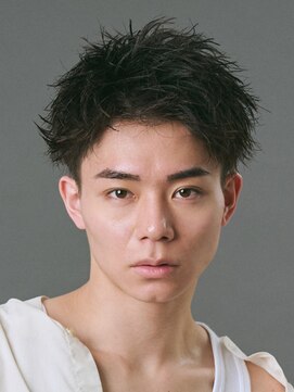 スパイキーショート/短髪/ツーブロック/メンズ/men's