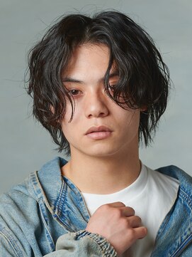 波巻きスパイラル/シャドウパーマ/サーフカール/men's/メンズ