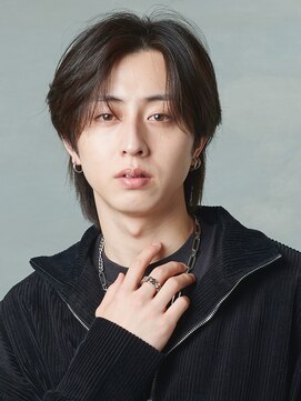 ニュアンスパーマ/センターパート/マッシュ/カルマパーマ/メンズ