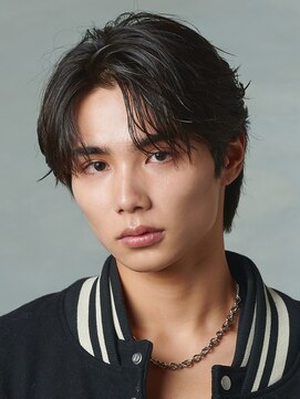 カルマパーマ/メンズ/フェザーパーマ/韓国/眉毛/センターパート