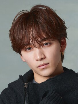 シースルーマッシュナチュラルマッシュメンズ韓国ツーブロック