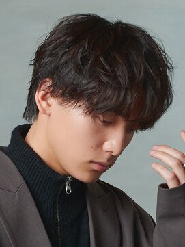 シャドウパーマ/曲がる縮毛矯正/ニュアンスパーマ/men's/眉毛