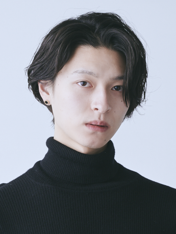 かきあげセンターパート