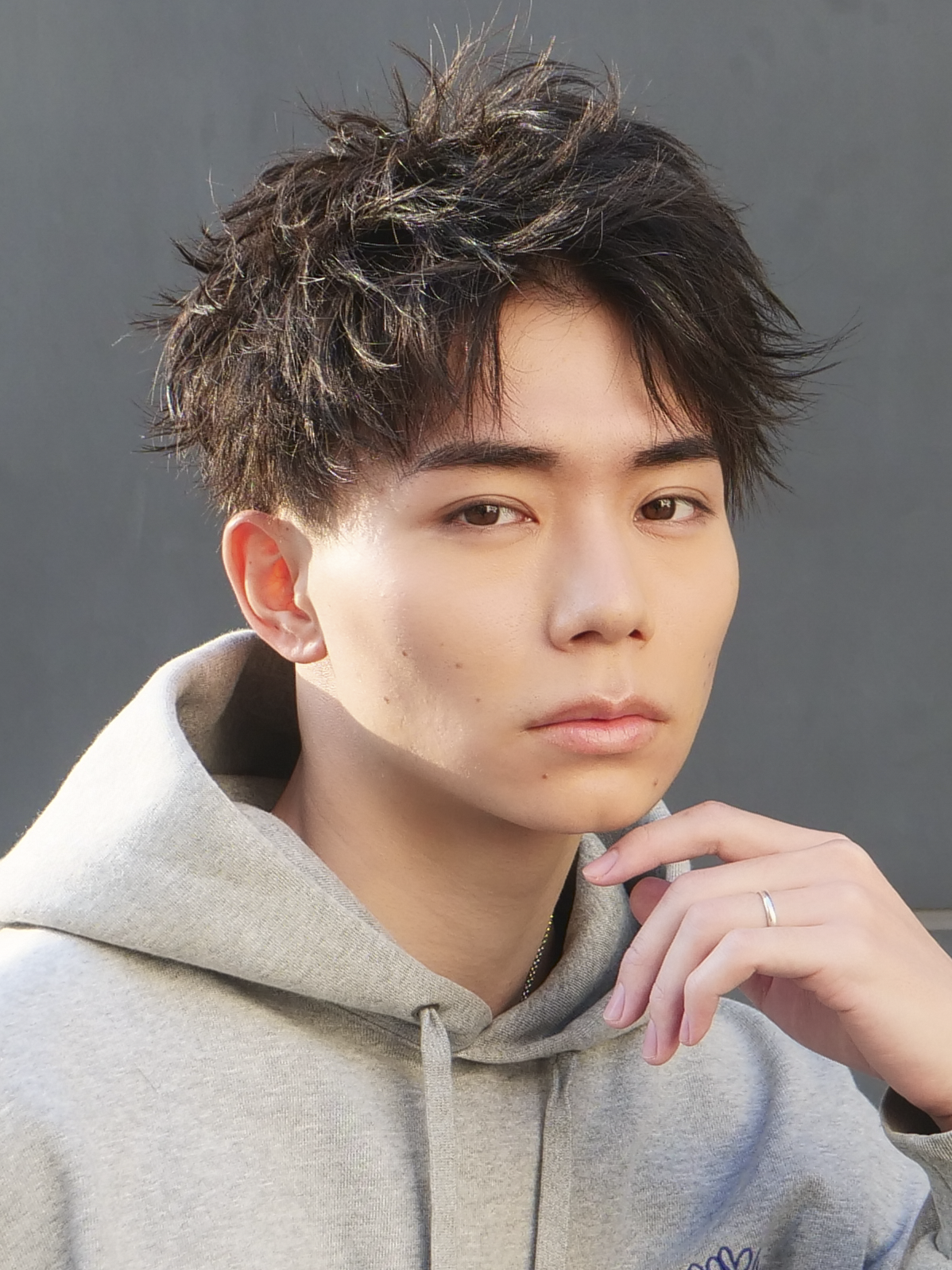 アップバングショート