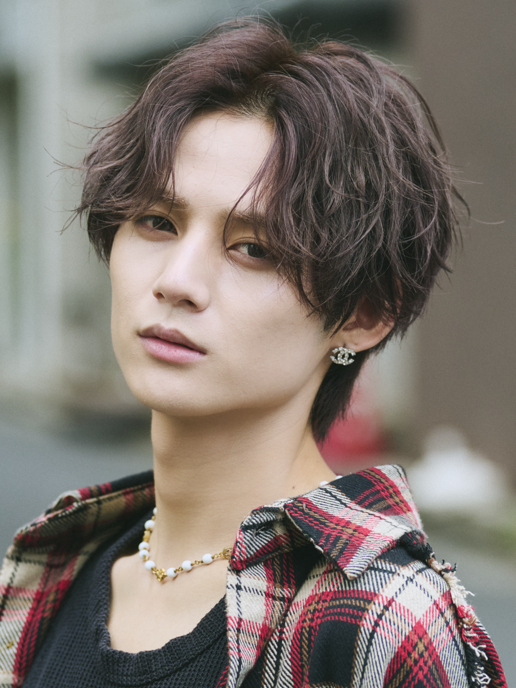 無造作センターパート